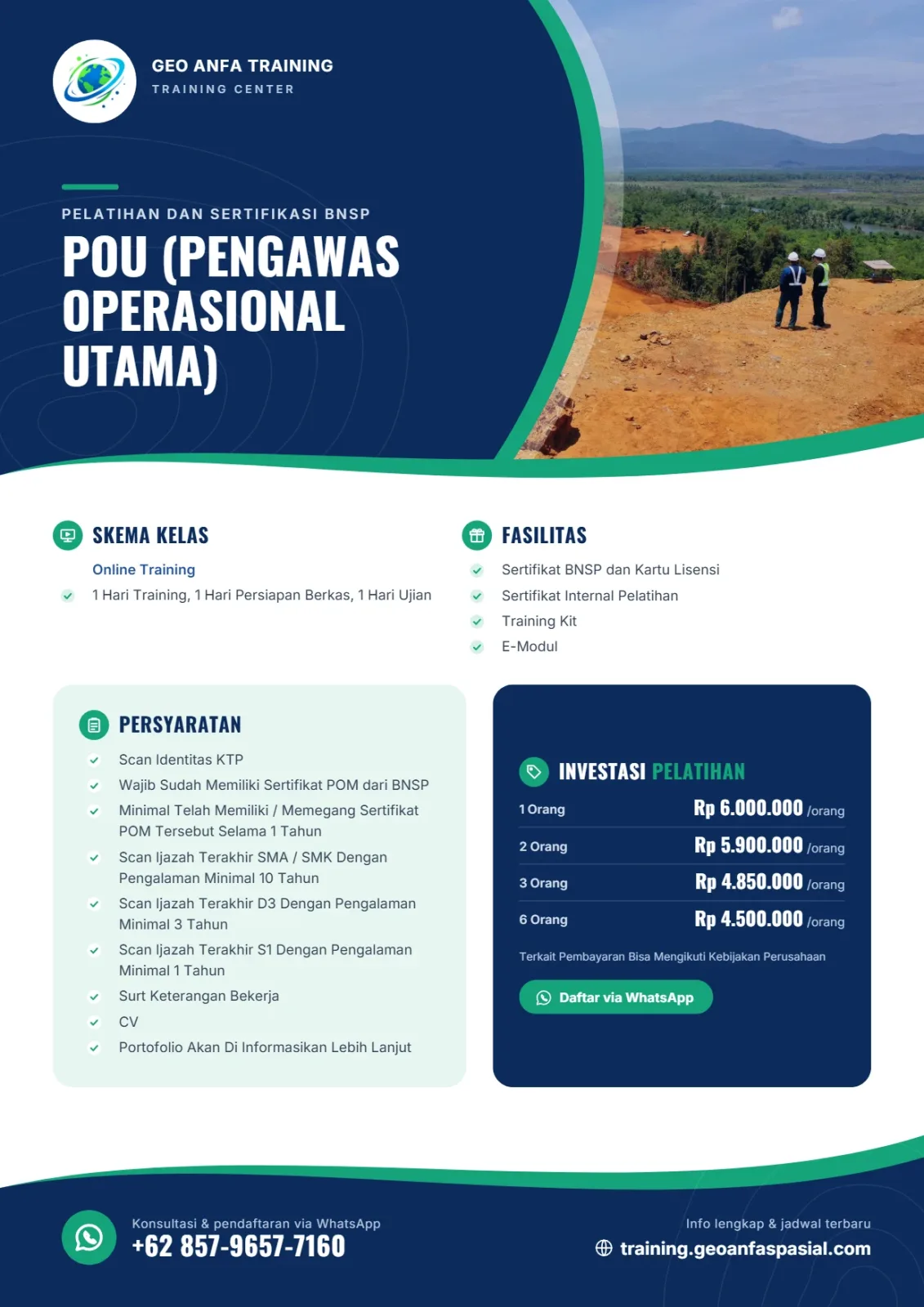 Brosur POU (PENGAWAS OPERASIONAL UTAMA) 