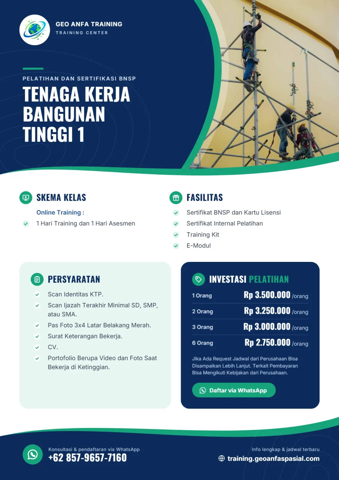Brosur Tenaga Kerja Bangunan Tinggi 1