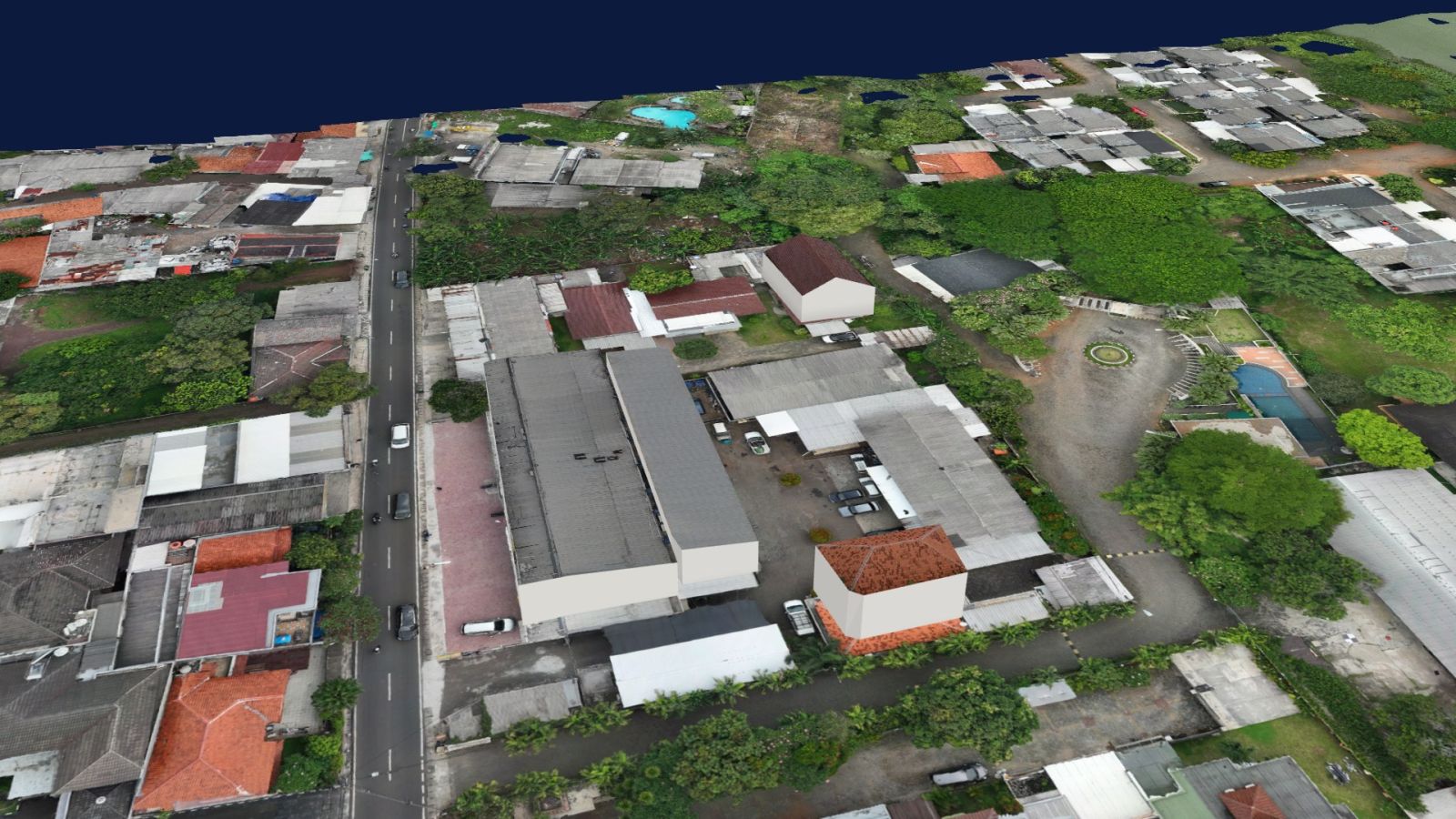 Our in-house desktop application that turns LiDAR/photogrammetry point clouds and drone photos into textured LoD2 building models, complete with automatic QA reports, exported to 3D Tiles, CityJSON, GLB, and KMZ.